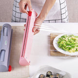 Magic ABS Good Useful Fruit Food Fresh Keeping Plastic Cling Wrap Dispenser Preservative Film Cutter Kitchen Tool Accessories - shop.livefree.co.uk