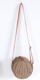 2019 summer women beach bohemian ratten bali bag quality paper rope knitting round bags circle beach bag - shop.livefree.co.uk