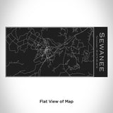 Sewanee - Tennessee Map Insulated Bottle in Matte Black - shop.livefree.co.uk